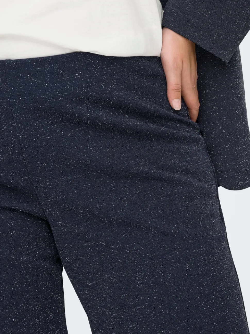 CARALYA Wide Leg Fit Pantalon à jambe large
