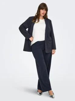 CARALYA Wide Leg Fit Pantalon à jambe large