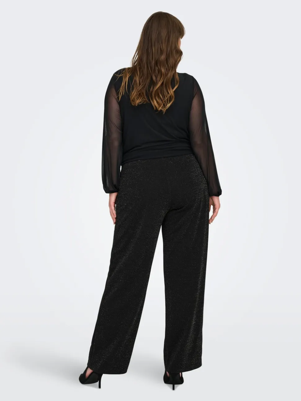 CARALYA Wide Leg Fit Pantalon à jambe large