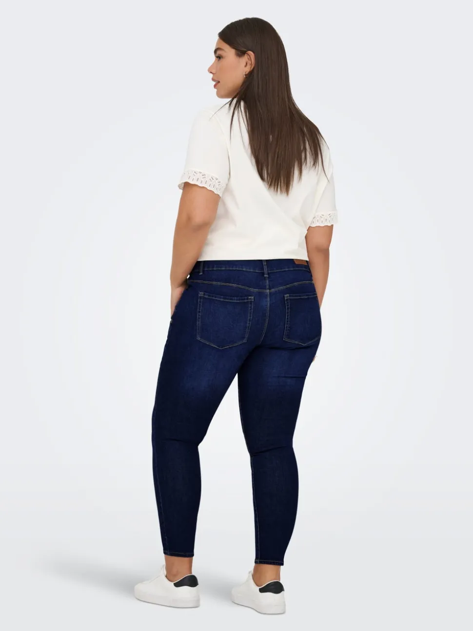 CARANNA Taille haute Skinny Fit Longueur cheville Jeans