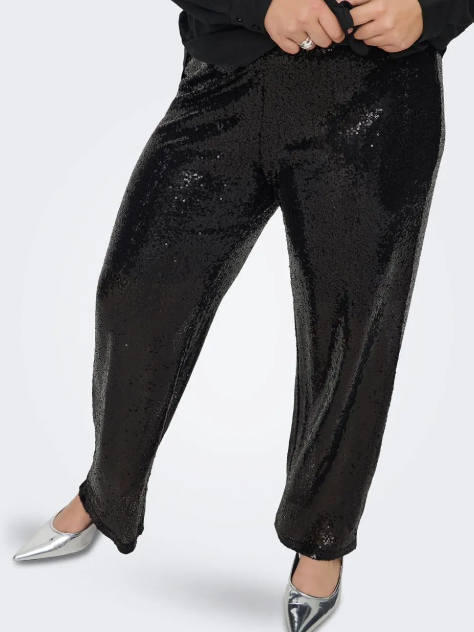 CARBECCA Wide Leg Fit Pantalon
