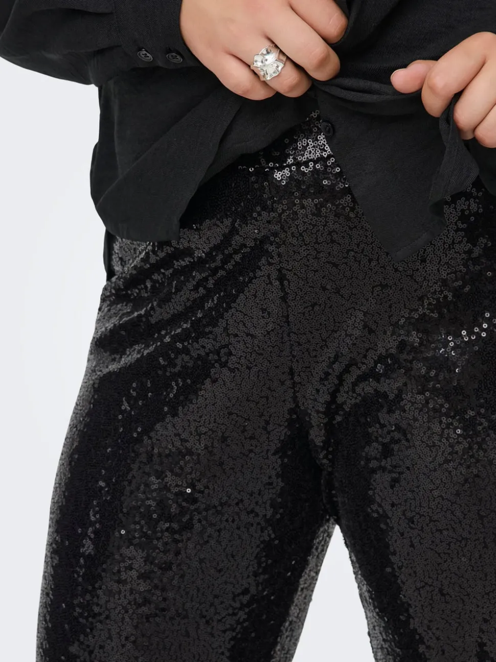 CARBECCA Wide Leg Fit Pantalon