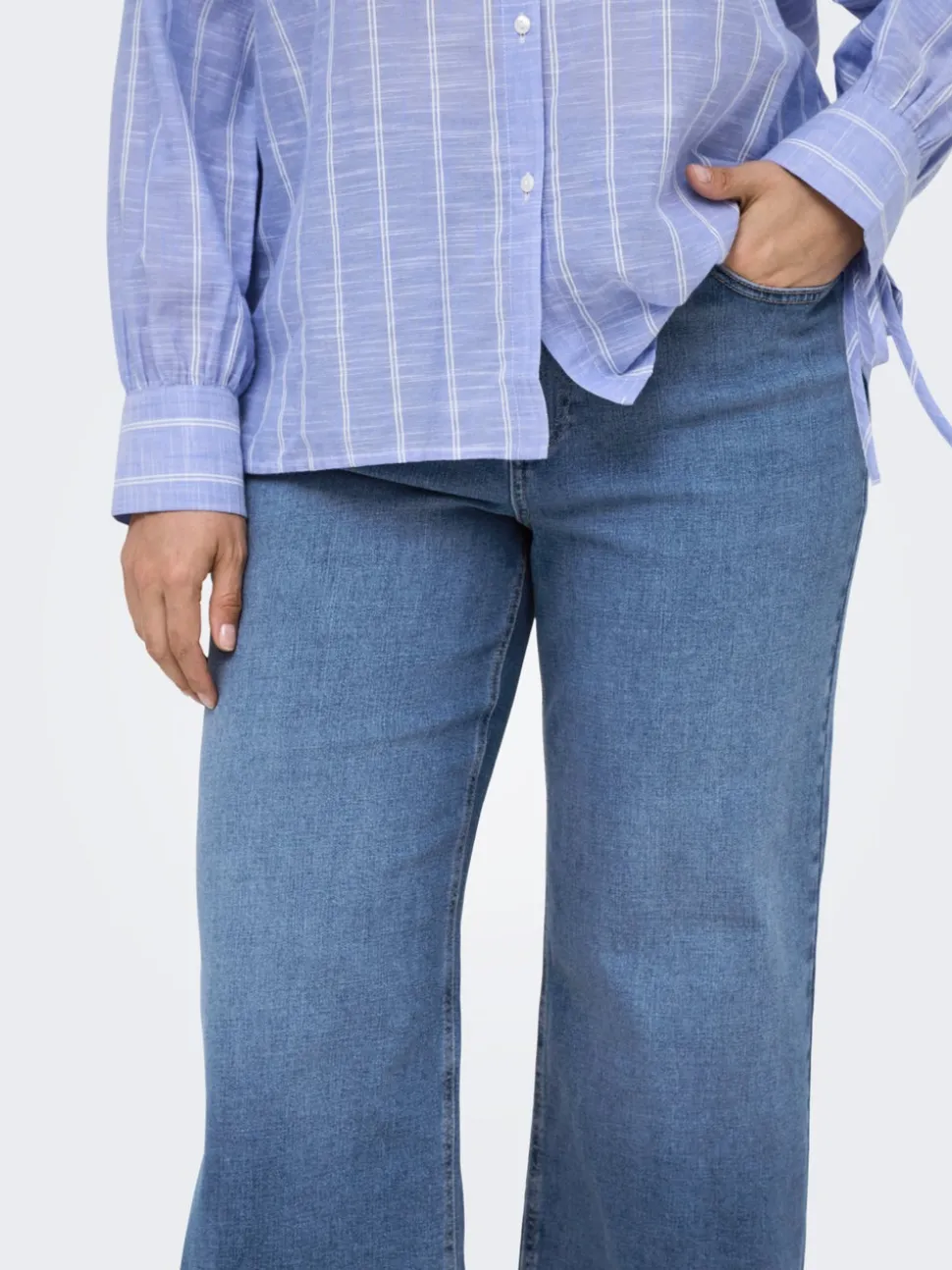 CARBILLY Taille haute Wide Leg Fit Jeans