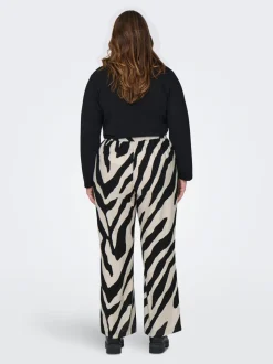 CARBRAXI Wide Leg Fit Pantalon à jambe large