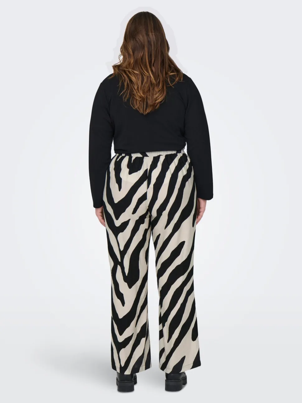 CARBRAXI Wide Leg Fit Pantalon à jambe large