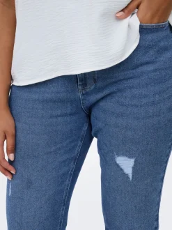 CARCATWALK Taille haute Mom Fit Longueur cheville Jeans