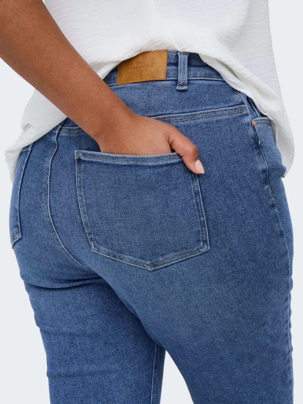 CARCATWALK Taille haute Mom Fit Longueur cheville Jeans