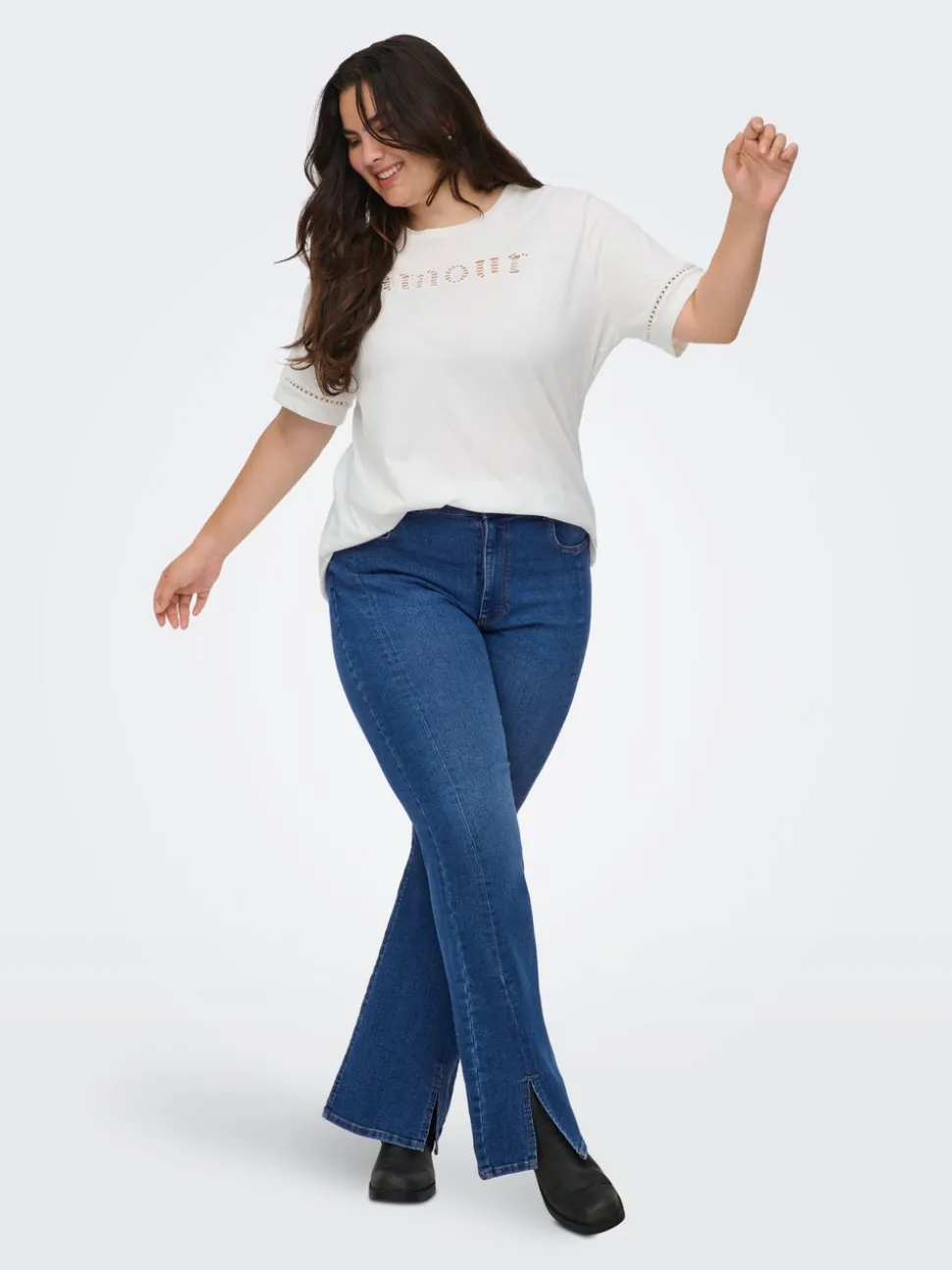 CARCHRISTINE Taille haute Flared Fit Jeans