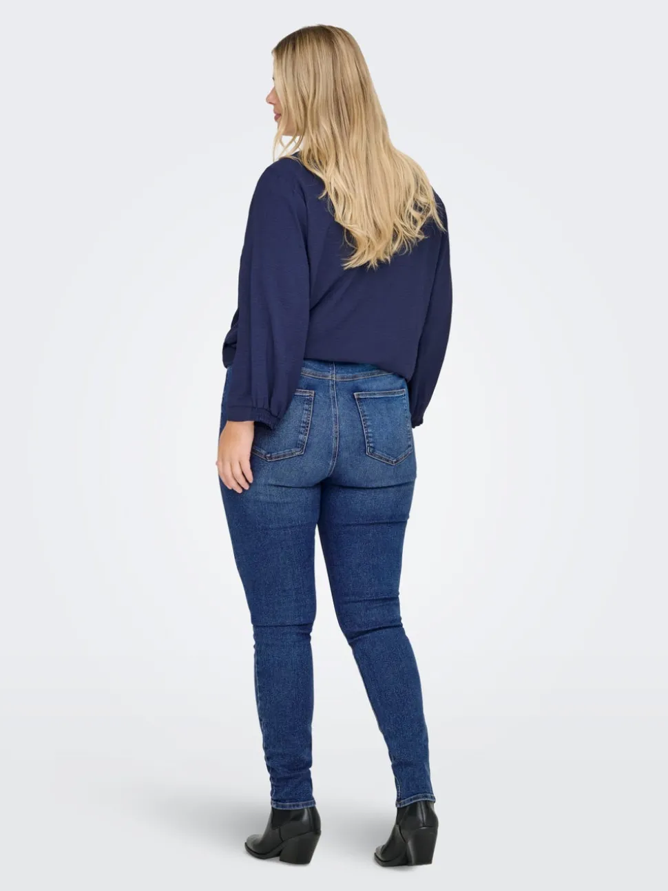 CARCRUZ Taille haute Skinny Fit Longueur cheville Jeans