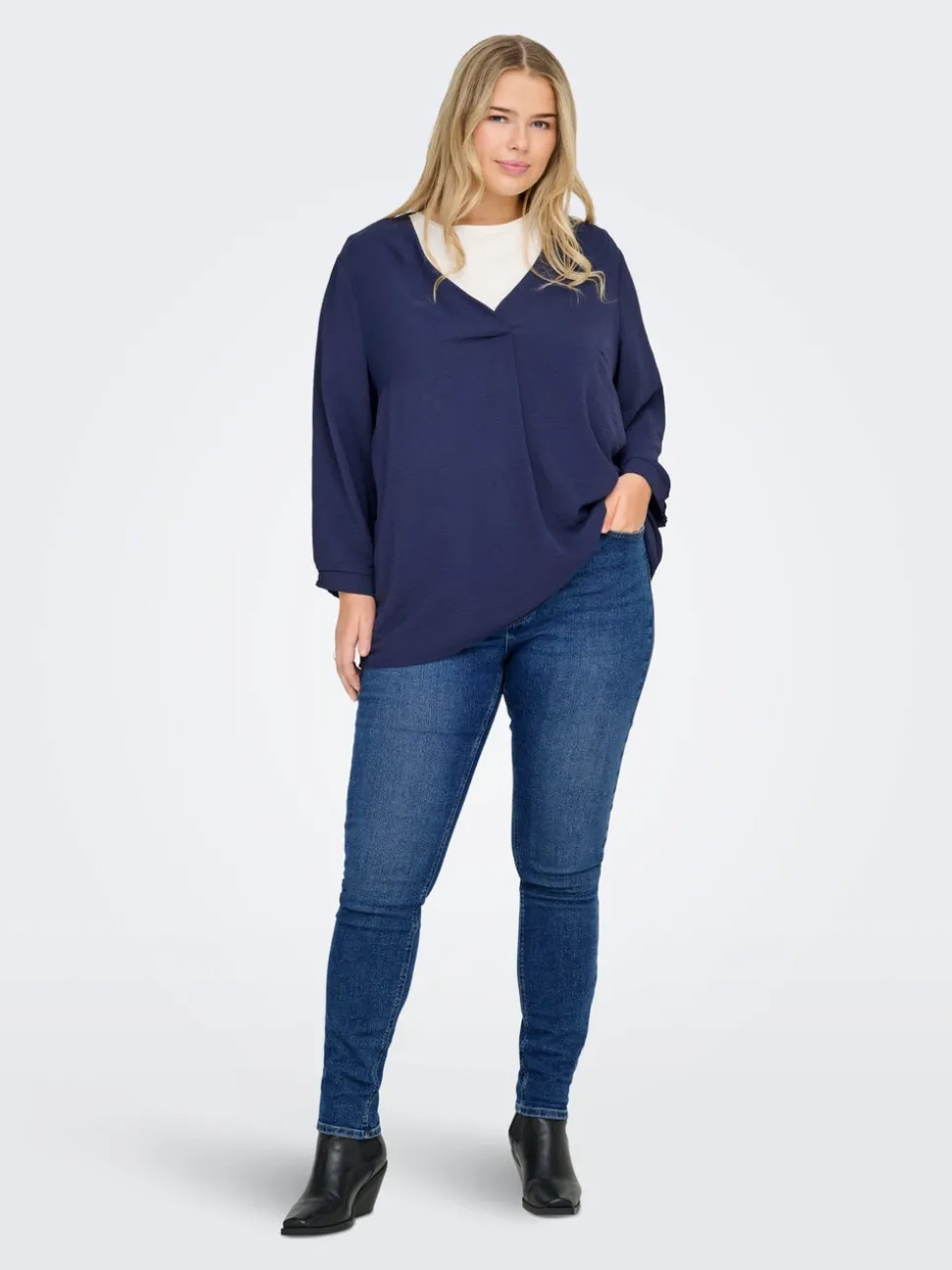 CARCRUZ Taille haute Skinny Fit Longueur cheville Jeans