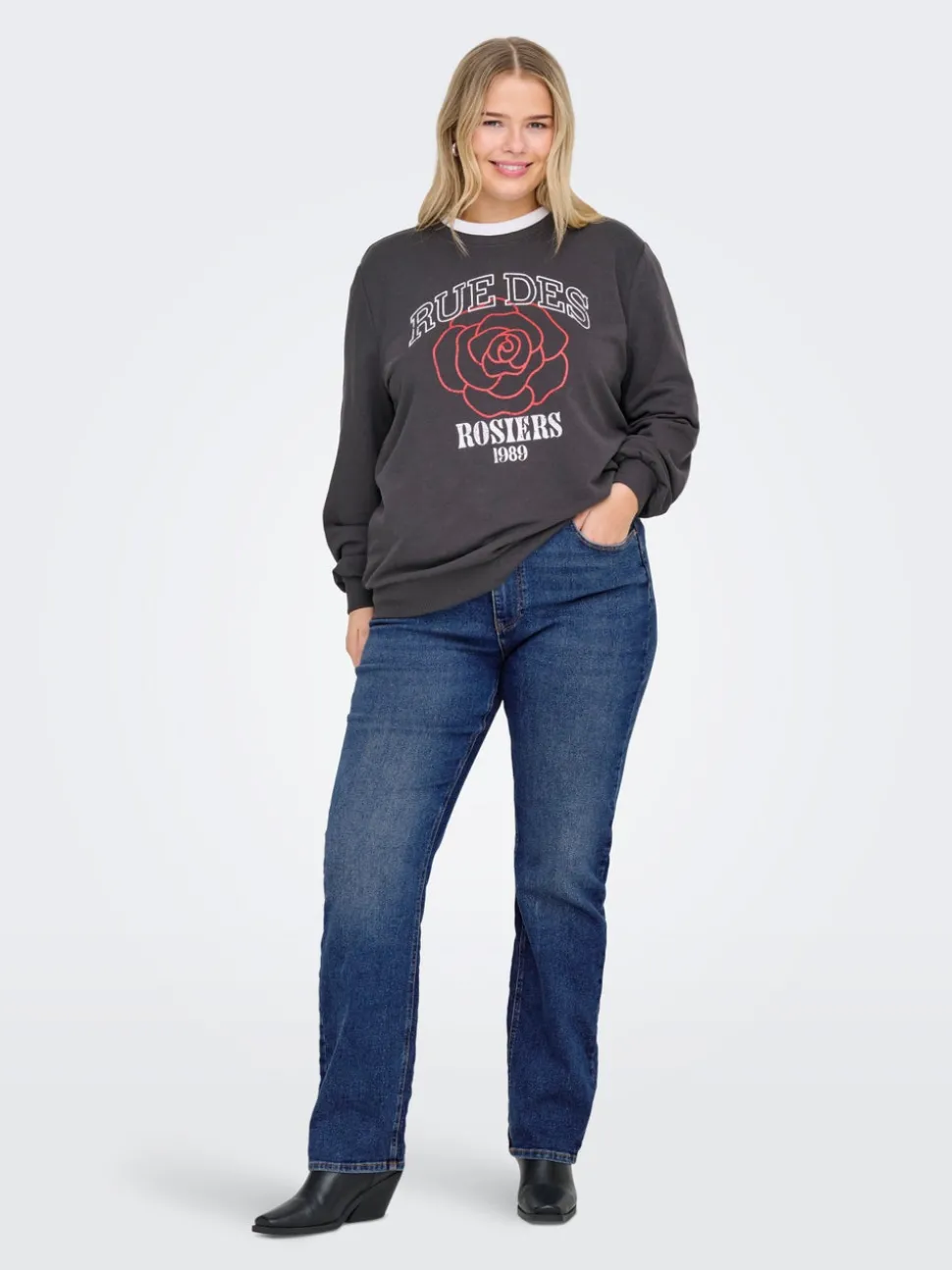 CARCRUZ Taille haute Straight Fit Jeans