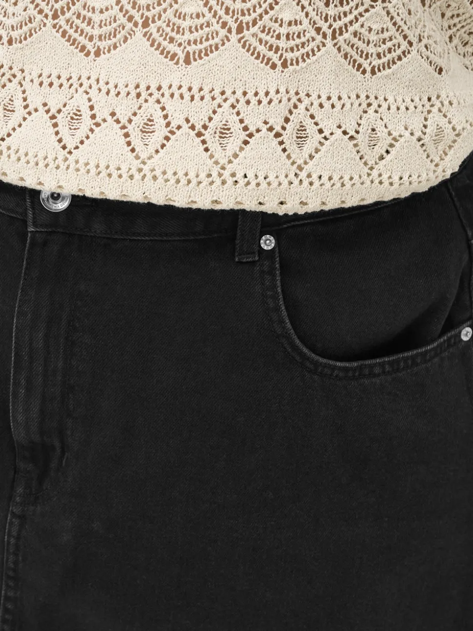 CAREDEN Jean Jupe en denim Jupe courte