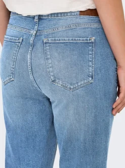 CAREMILY Taille haute Straight Fit Jeans