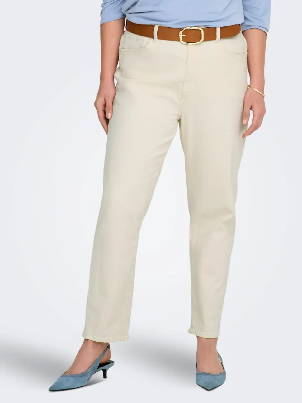 CAREMILY Taille haute Straight Fit Jeans