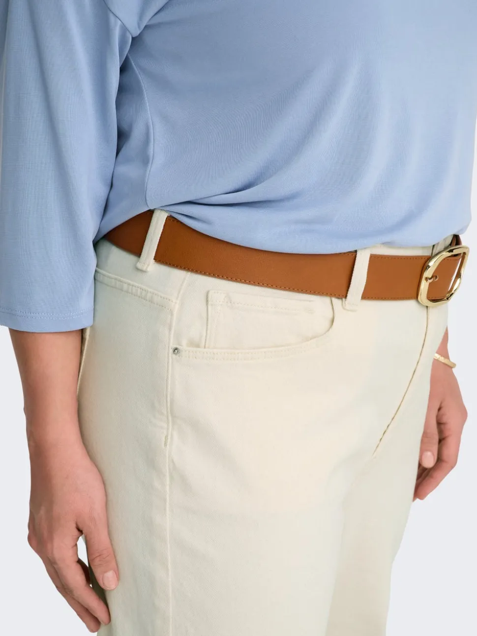 CAREMILY Taille haute Straight Fit Jeans