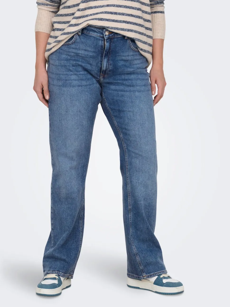 CAREVERLY Taille moyenne Bootcut Fit Jeans