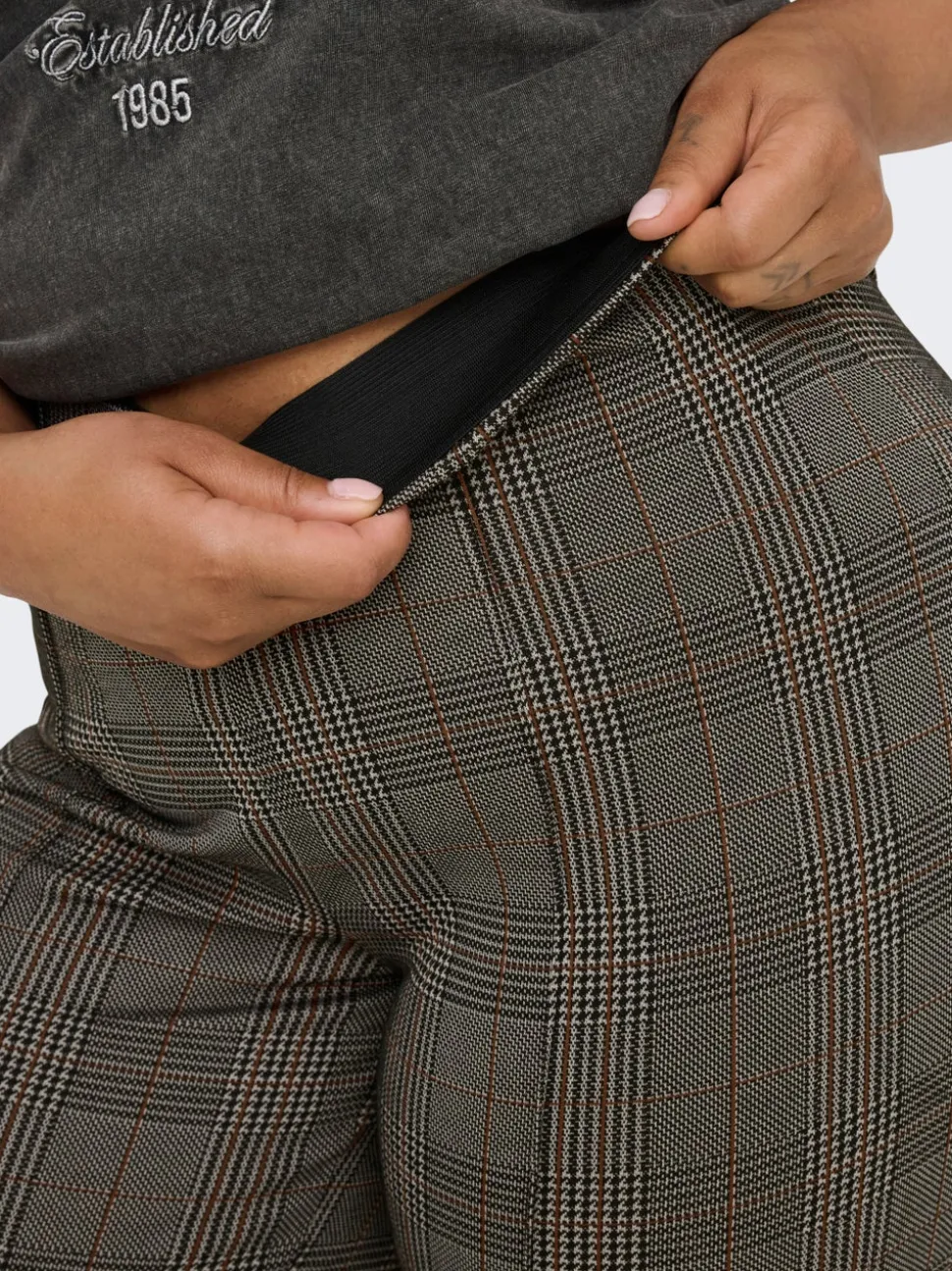 CARFINE Wide Leg Fit Pantalon