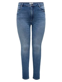 CARFOREVER Taille haute Skinny Fit Jeans