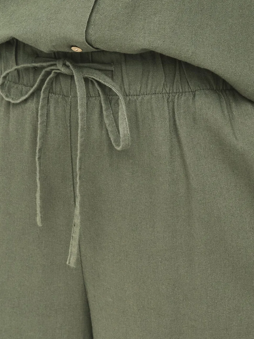 CARGOA Straight Fit Lin Pantalon