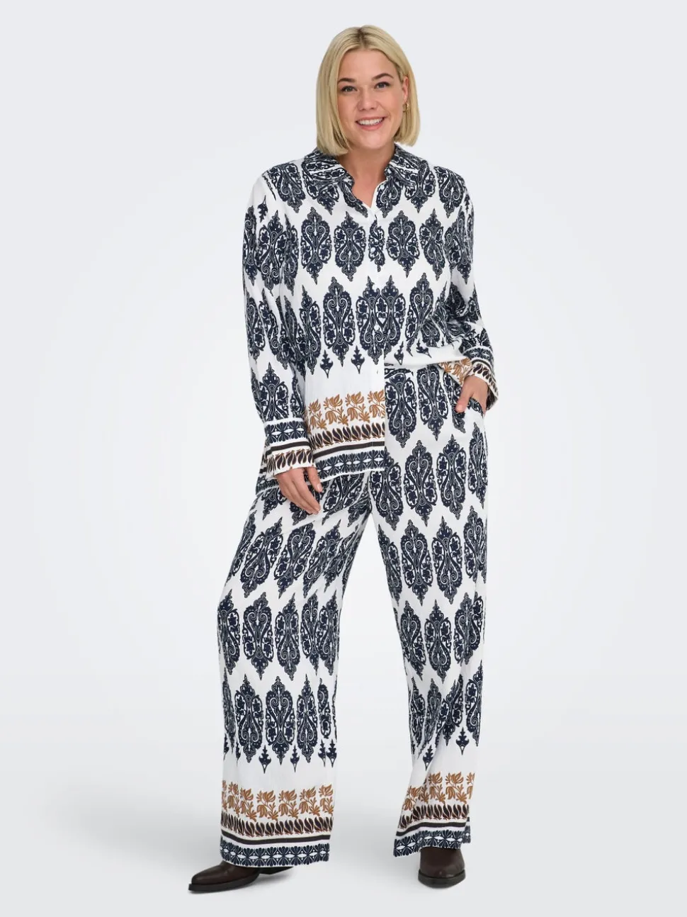 CARHAVANA Straight Fit Pantalon classique