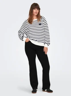 CARHELLA Taille moyenne Retro Flared Fit Jeans