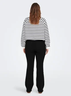 CARHELLA Taille moyenne Retro Flared Fit Jeans