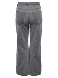 CARHOPE Taille haute Wide Leg Fit Jeans