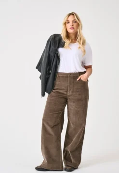 CARHOPE Wide Leg Fit Pantalon à jambe large