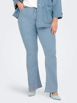CARHUSH Taille moyenne Flared Fit Jeans