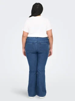 CARHUSH Taille moyenne Flared Fit Jeans