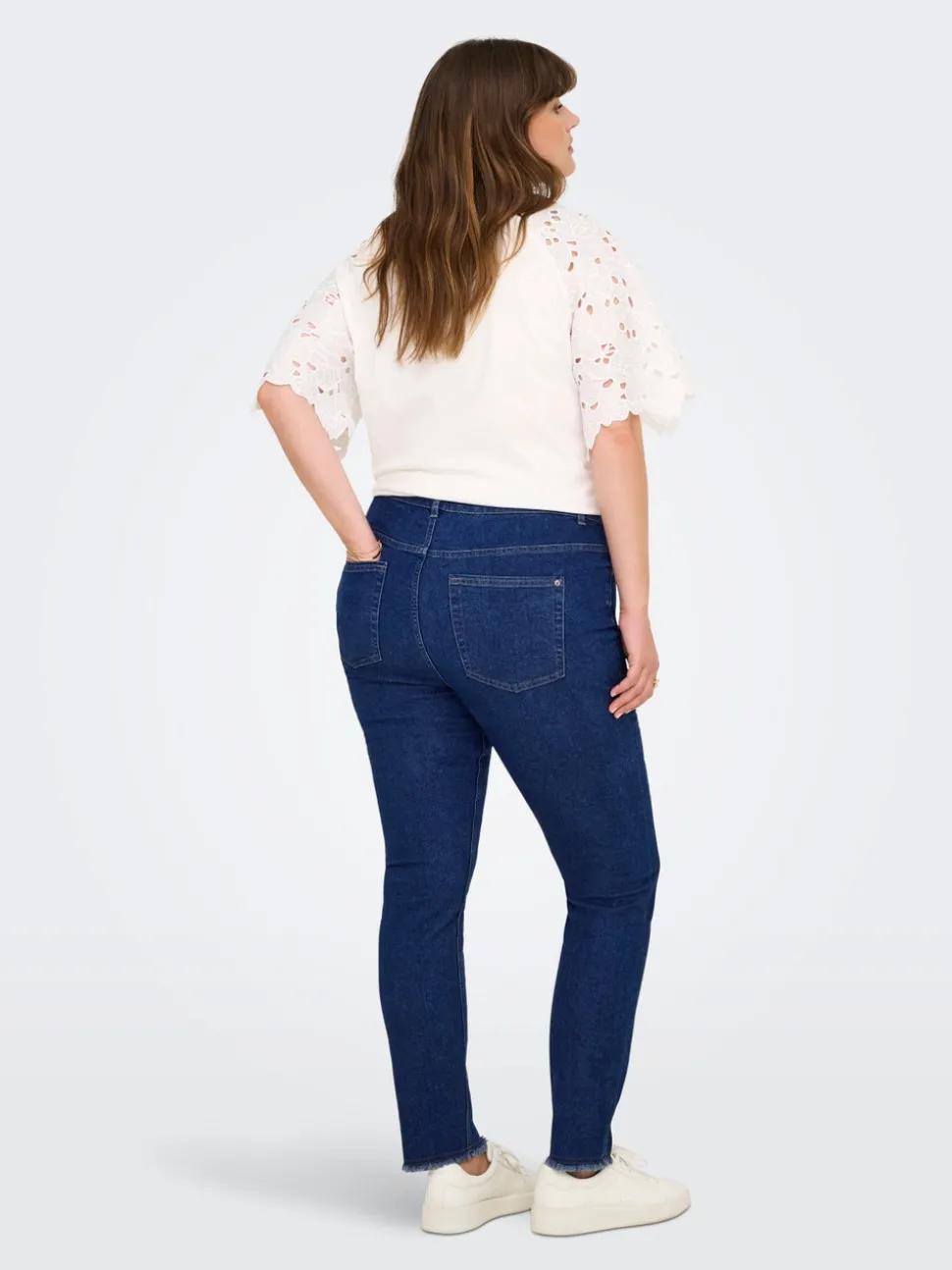 CARHUSH Taille moyenne Skinny Fit Longueur cheville Jeans