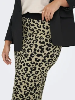 CARIBI Jupe en maille Jupe midi