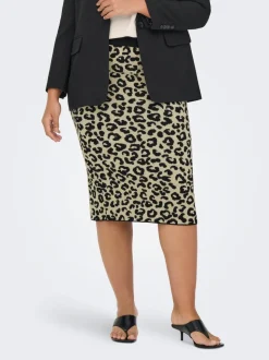 CARIBI Jupe en maille Jupe midi