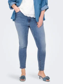 CARICONIC Taille haute Skinny Fit Longueur cheville Jeans