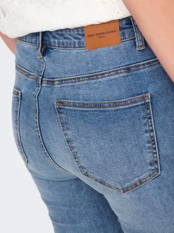CARICONIC Taille haute Skinny Fit Longueur cheville Jeans