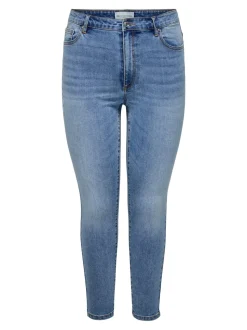 CARICONIC Taille haute Skinny Fit Longueur cheville Jeans