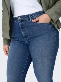 CARICONIC Taille haute Skinny Fit Longueur cheville Jeans