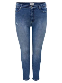 CARICONIC Taille haute Skinny Fit Longueur cheville Jeans