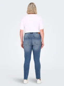 CARICONIC Taille haute Skinny Fit Longueur cheville Jeans