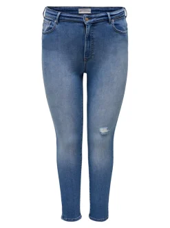 CARICONIC Taille haute Skinny Fit Longueur cheville Jeans
