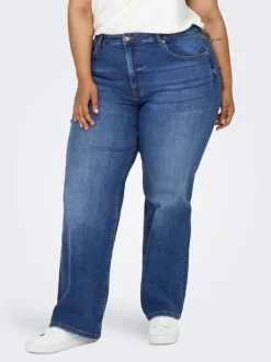 CARJUICY Taille haute Wide Leg Fit Jeans
