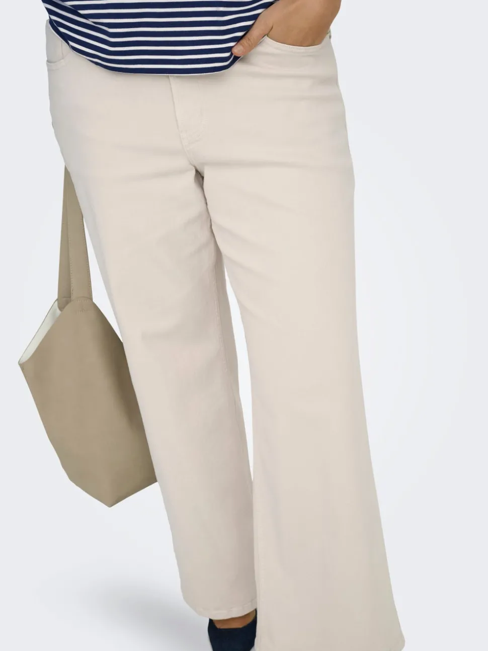 CARJUICY Taille haute Wide Leg Fit Jeans