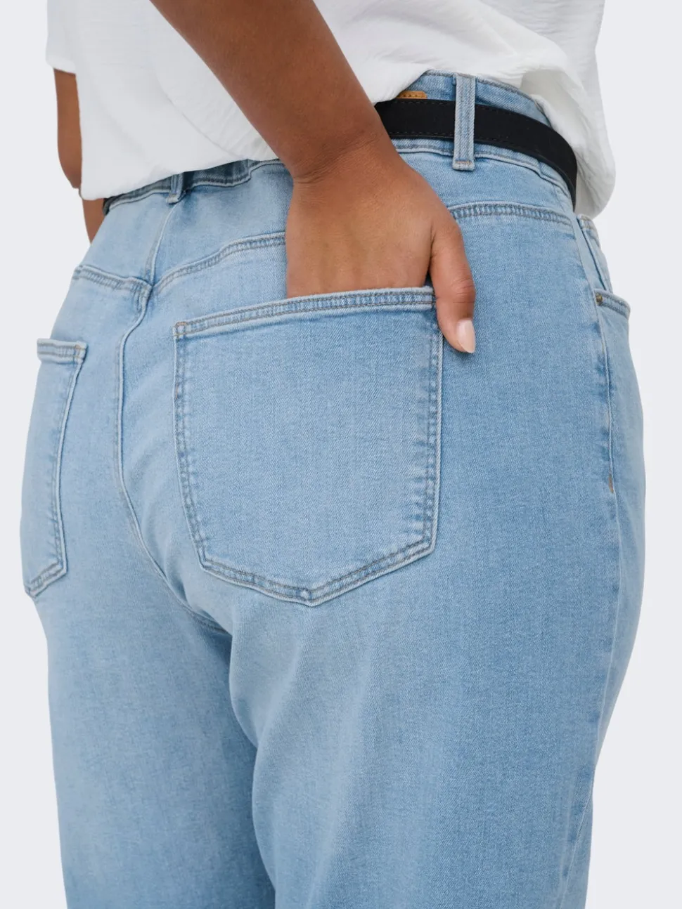 CARJUICY Taille haute Wide Leg Fit Jeans