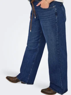 CARJUICY Taille haute Wide Leg Fit Jeans