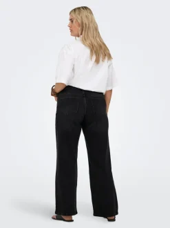 CARJULLES Taille basse Wide Leg Fit Jeans
