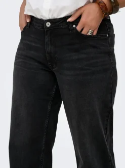 CARJULLES Taille basse Wide Leg Fit Jeans