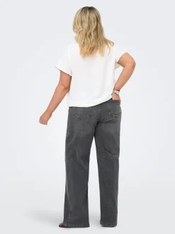 CARJULLES Taille moyenne Wide Leg Fit Jeans