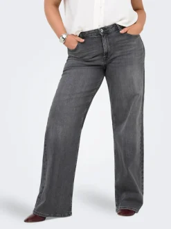 CARJULLES Taille moyenne Wide Leg Fit Jeans