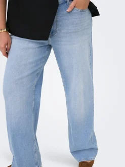 CARJULLES Taille moyenne Wide Leg Fit Jeans