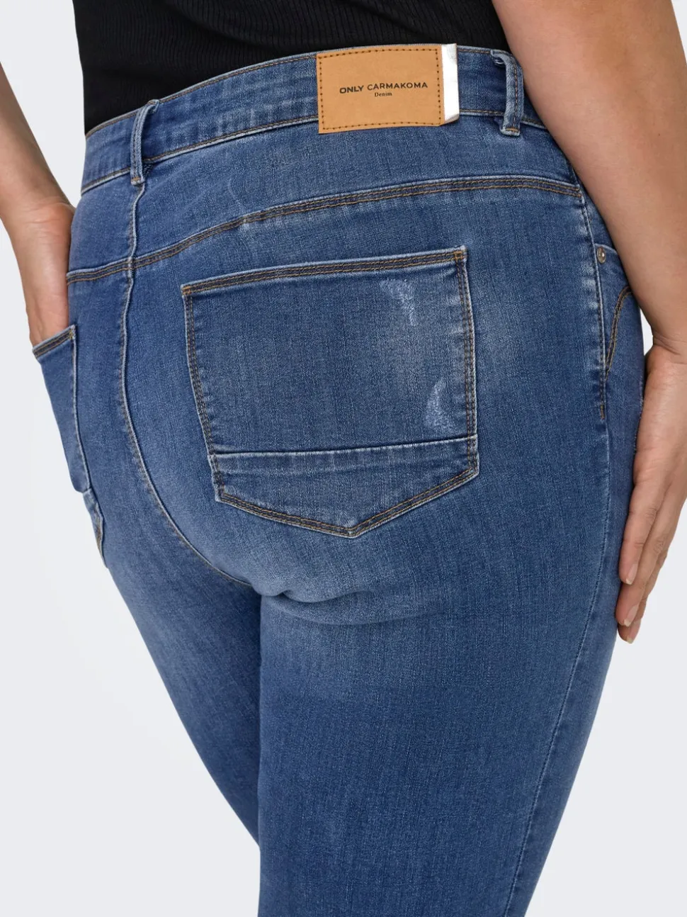CARKARLA Taille classique Skinny Fit Longueur cheville Jeans